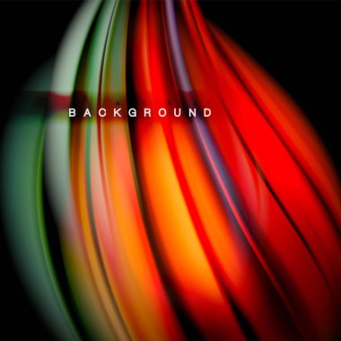 Arka plan soyut - sıvı renkli dalga