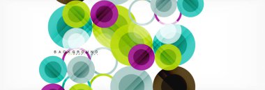 Daire kompozisyon arka plan