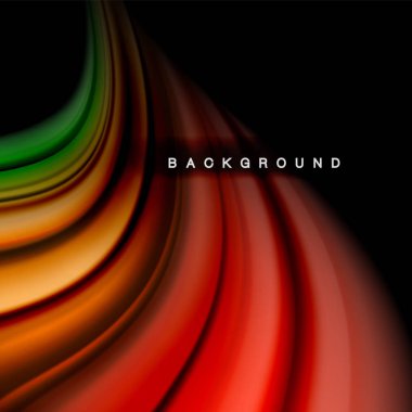 Arka plan soyut - sıvı renkli dalga