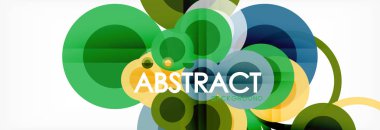 Daire kompozisyon arka plan