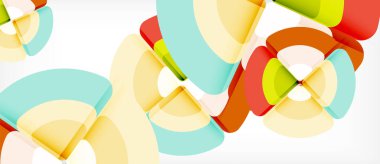 Daireler ve üçgenler geometrik arka plan. Trendy soyut düzeni şablonu iş veya teknoloji sunu veya web broşür kapak için duvar kağıdı