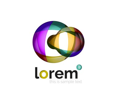 Soyut geometrik iş simgesi