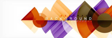 Modern geometrik soyut arkaplan