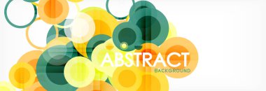 Daire kompozisyon arka plan