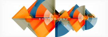 Modern geometrik soyut arkaplan