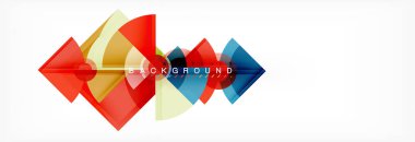 Modern geometrik soyut arkaplan