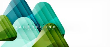 Cam üçgenler modern geometrik kompozisyon, arka plan