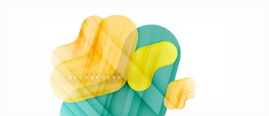 Renkli parlak oklar arka plan soyut