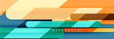 Soyut renkli çizgiler, modern geometrik arka plan tasarım