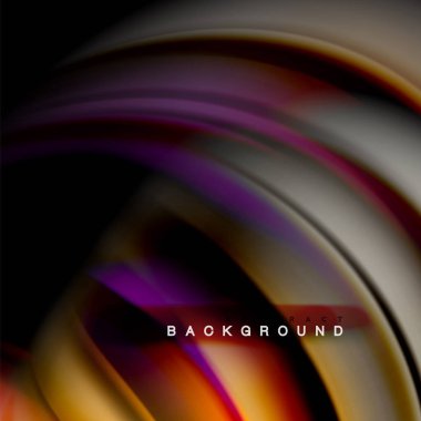 Arka plan soyut - sıvı renkli dalga