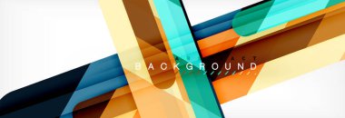 Soyut renkli çizgiler, modern geometrik arka plan tasarım