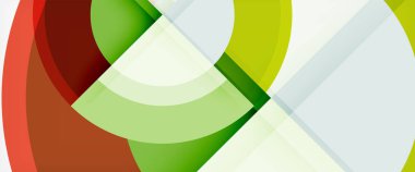 Arka plan, renkli yuvarlak şekiller gölge efektleri ile modern daireler geometrik soyut