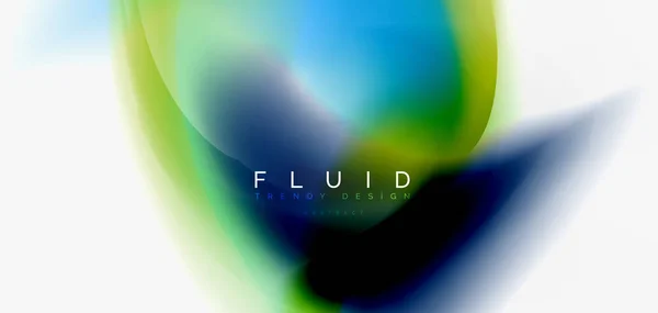 Mezcla de flujo de color líquido fondo abstracto. Plantilla de diseño abstracto de moda para presentación de negocios o tecnología, póster de Internet o portada de folleto web, papel pintado — Archivo Imágenes Vectoriales