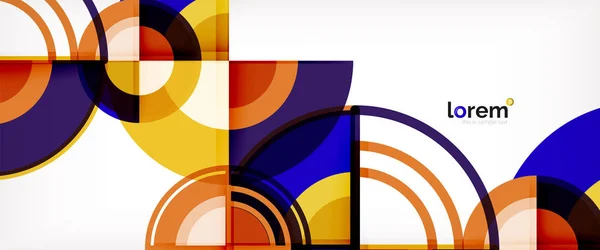 Moderne geometrische abstracte achtergrond — Stockvector