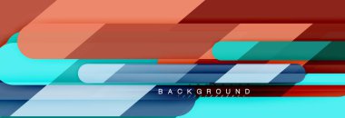 Soyut renkli çizgiler, modern geometrik arka plan tasarım