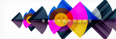 Modern geometrik soyut arkaplan