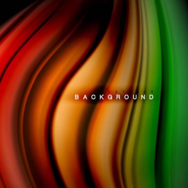 Arka plan soyut - sıvı renkli dalga