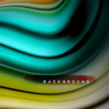 Arka plan soyut - sıvı renkli dalga