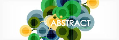 Daire kompozisyon arka plan