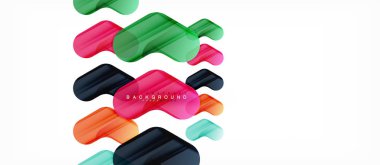 Renkli parlak oklar arka plan soyut