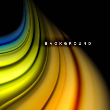 Arka plan soyut - sıvı renkli dalga