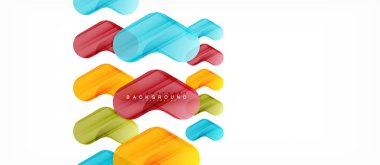 Renkli parlak oklar arka plan soyut