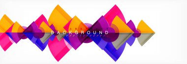 Modern geometrik soyut arkaplan