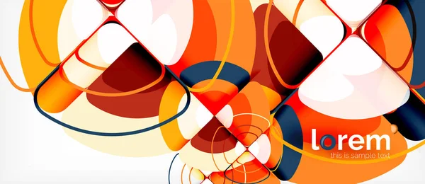 Circle fundo abstrato — Vetor de Stock