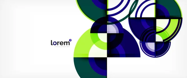 Moderne geometrische abstracte achtergrond — Stockvector