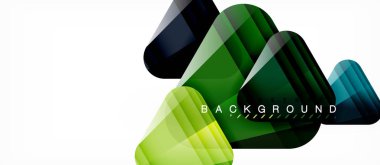 Geometrik arka plan, üçgenler