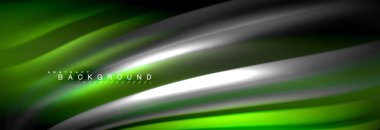 Sıvı renkli dalga satır arkaplanı. Trendy soyut düzeni şablonu için iş veya teknoloji tanıtımı, internet poster ya da web broşür kapak, duvar kağıdı