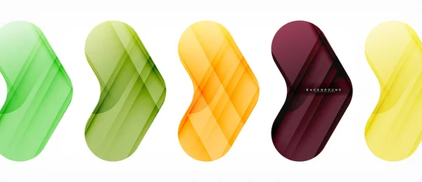 Flèches brillantes colorées fond abstrait — Image vectorielle