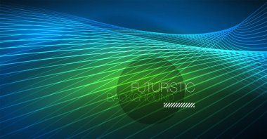 Neon parlayan sihirli arka plan, neon afiş, gece gökyüzü duvar kağıdı. Sihirli ışığı efekti. Noel soyut desen.