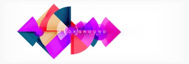 Modern geometrik soyut arkaplan