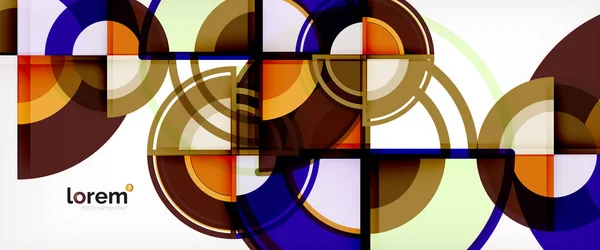 Moderne geometrische abstracte achtergrond — Stockvector