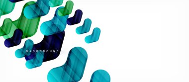 Renkli parlak oklar arka plan soyut