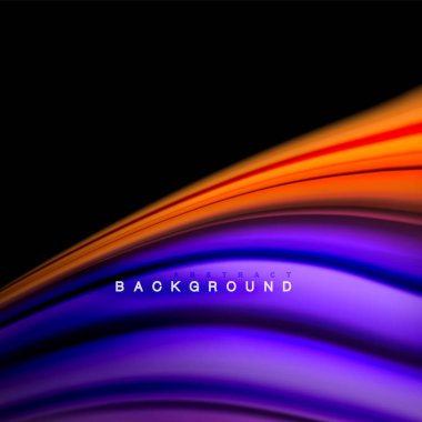 Arka plan soyut - sıvı renkli dalga