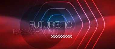 Neon parlak çizgiler, sihirli enerji alanı mavi ışık kavramı, arka plan duvar kağıdı tasarımı