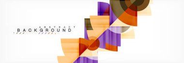 Modern geometrik soyut arkaplan