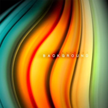 Arka plan soyut - sıvı renkli dalga