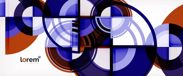 Moderne geometrische abstracte achtergrond — Stockvector