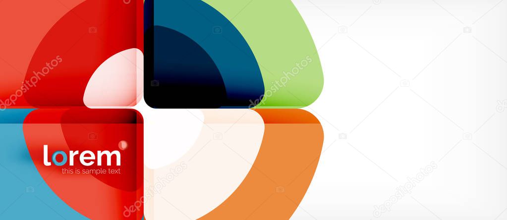 Circle abstract background