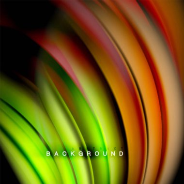 Arka plan soyut - sıvı renkli dalga