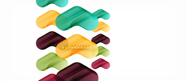 Frecce lucide colorate sfondo astratto — Vettoriale Stock