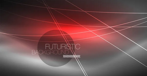 Digitaltechnologie abstrakter Hintergrund - neongeometrisches Design. abstrakte glühende Linien. bunter Techno-Hintergrund. futuristische Form. — Stockvektor