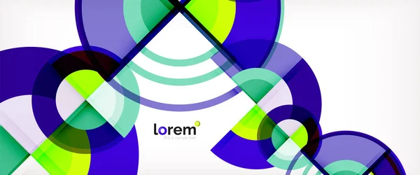 Moderne geometrische abstrakte Hintergrund — Stockvektor