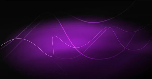 Neon vonalak hullám háttér. Absztrakt kompozíció — Stock Vector