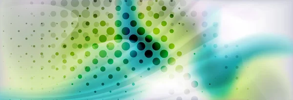 Abstraktní pozadí holografických tekutých barev design — Stockový vektor