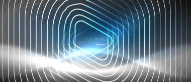 Vektör neon renk arka plan