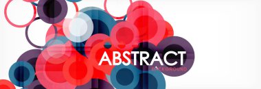 Çakışan daireye arka planı Tasarla